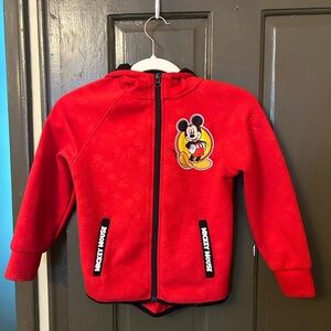 Disney Red Mickey Mouse Kids Hoodie